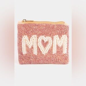 Pearl And Seeded Mom Coin Purse